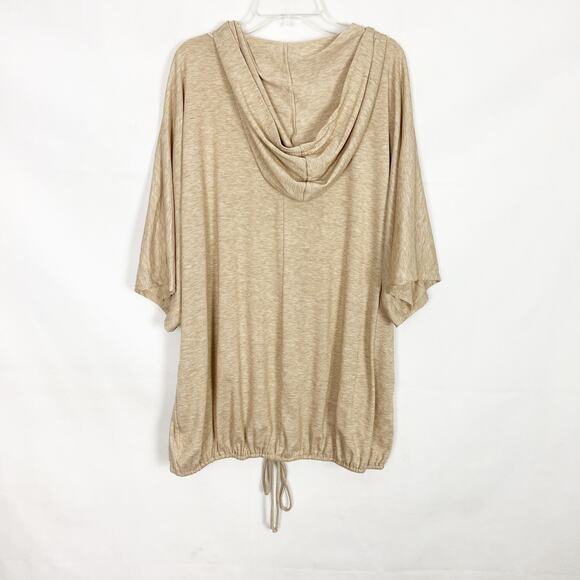 AMANA Womens Top 2X Relaxed Comfort Lounge Casual Stretch Minimalist Neutral - Picture 6 of 10